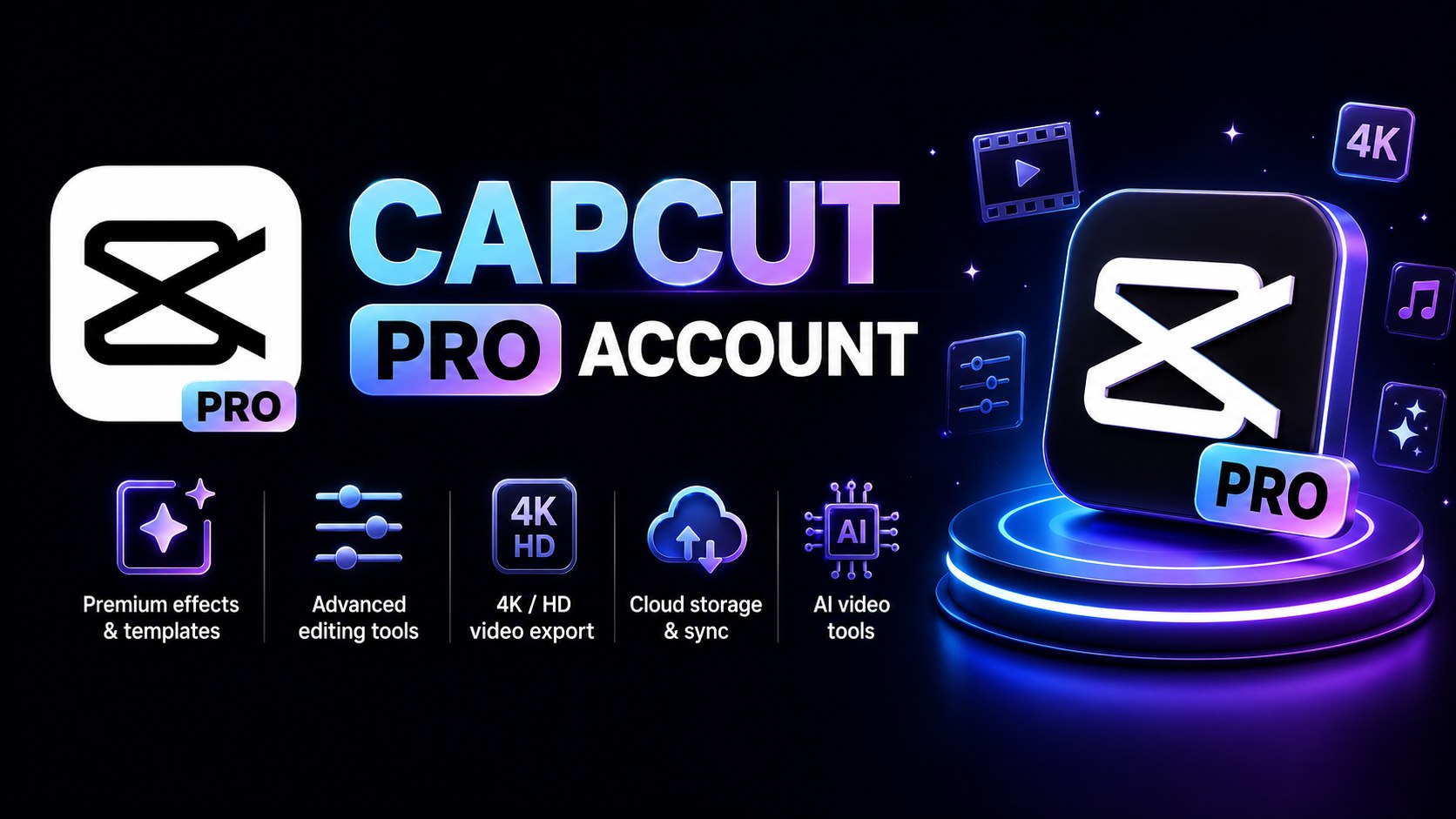 CapCut Capcut Pro Team 1M (W28D)