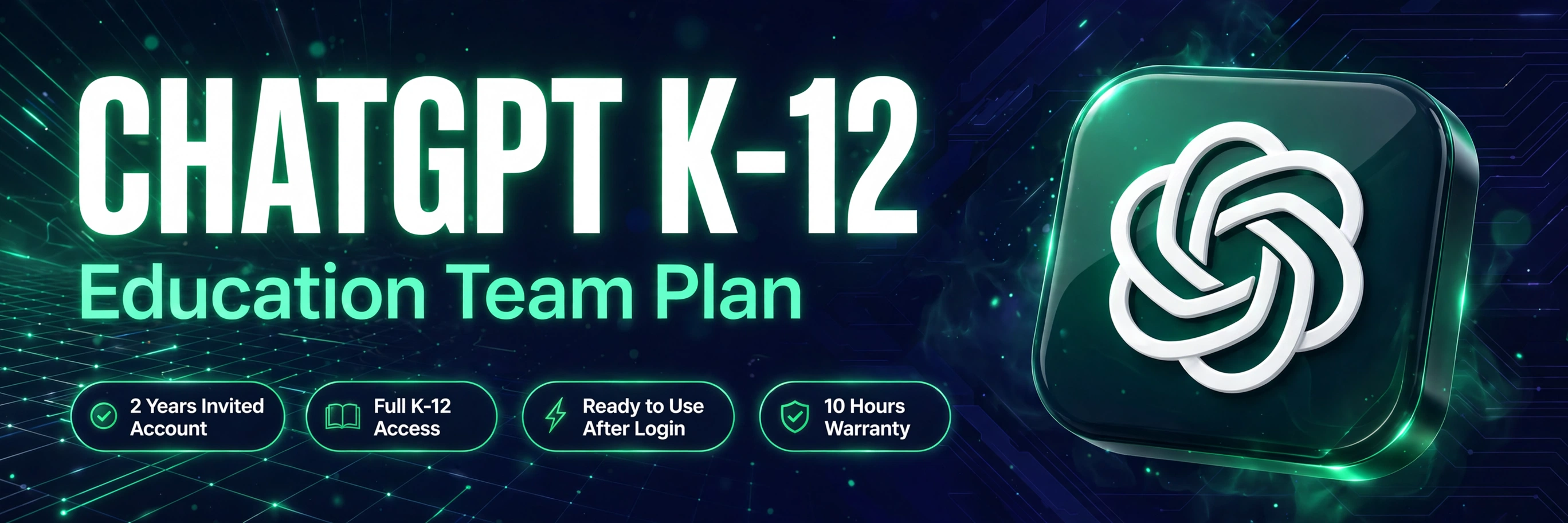 Account Chatgpt K12 2 Year (10HW)